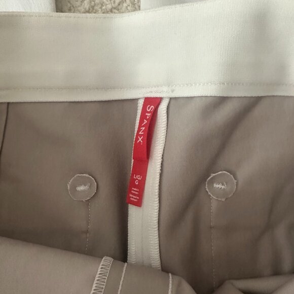 Spanx White Kick Flare Pull On Pants Size Large - Picture 4 of 4